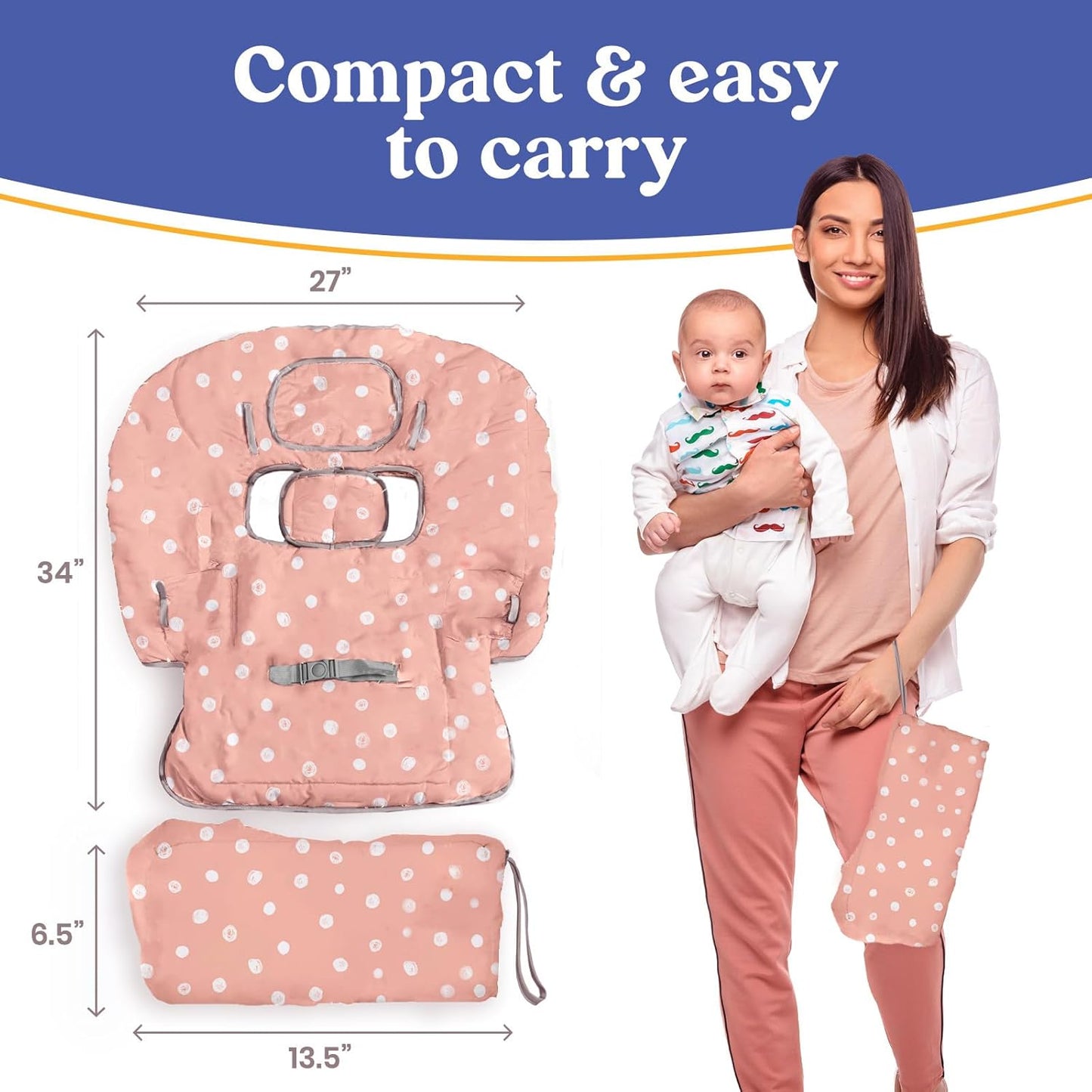 Pillani Shopping Cart Cover for Baby - Vegetable