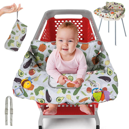 Pillani Shopping Cart Cover for Baby - Vegetable