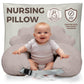 PILLANI Nursing Pillow for Breastfeeding & Bottle Feeding - Grey