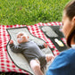 Portable Changing Pad for Baby, Travel Diaper Changing Pad for Newborn - Grey Ocean