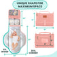 Portable Changing Pad for Baby, Travel Diaper Changing Pad for Newborn - Grey Ocean