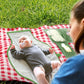 Portable Changing Pad for Baby, Travel Diaper Changing Pad for Newborn - Grey Ocean