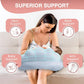 PILLANI Nursing Pillow for Breastfeeding & Bottle Feeding - Baby Blue
