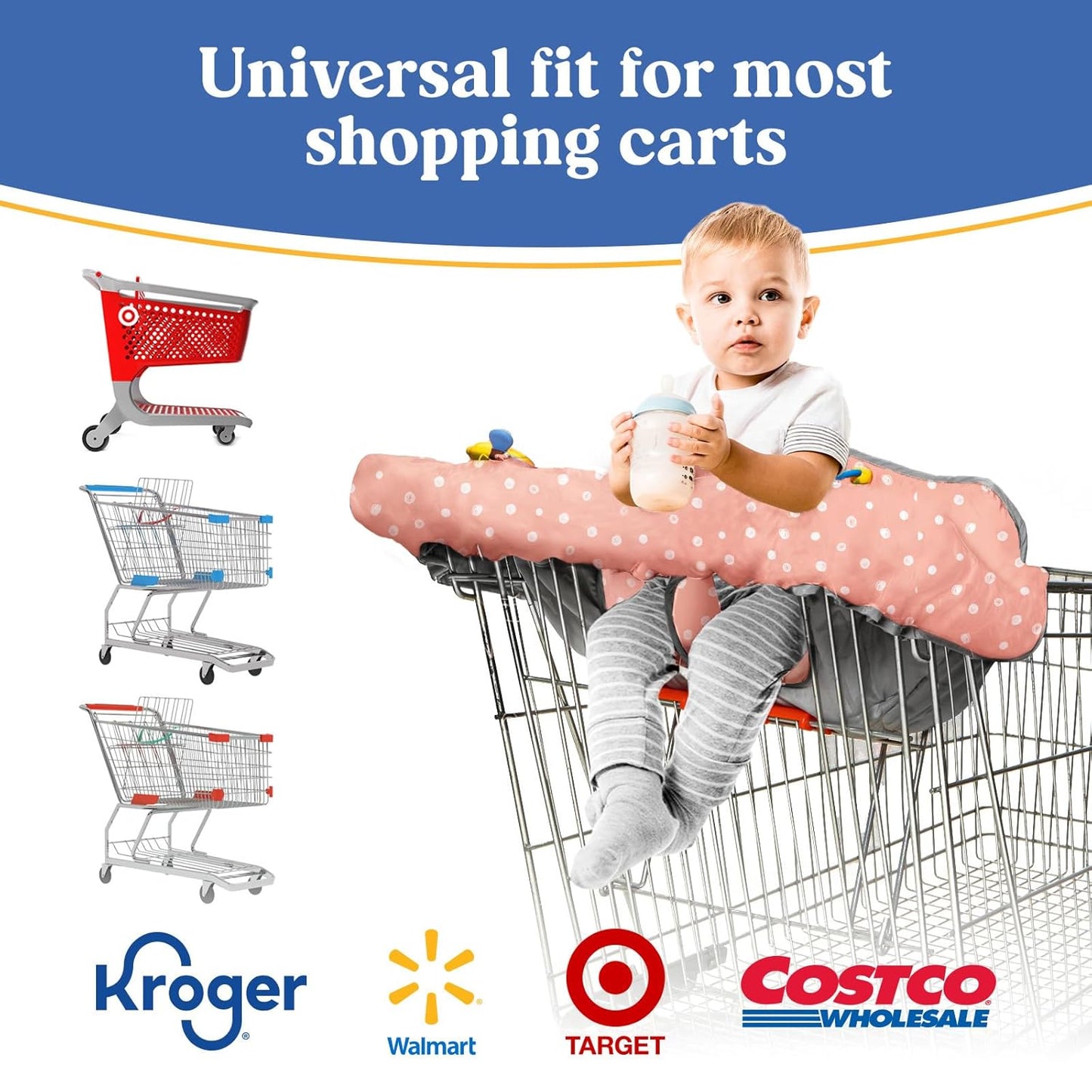 Pillani Shopping Cart Cover for Baby - Vegetable