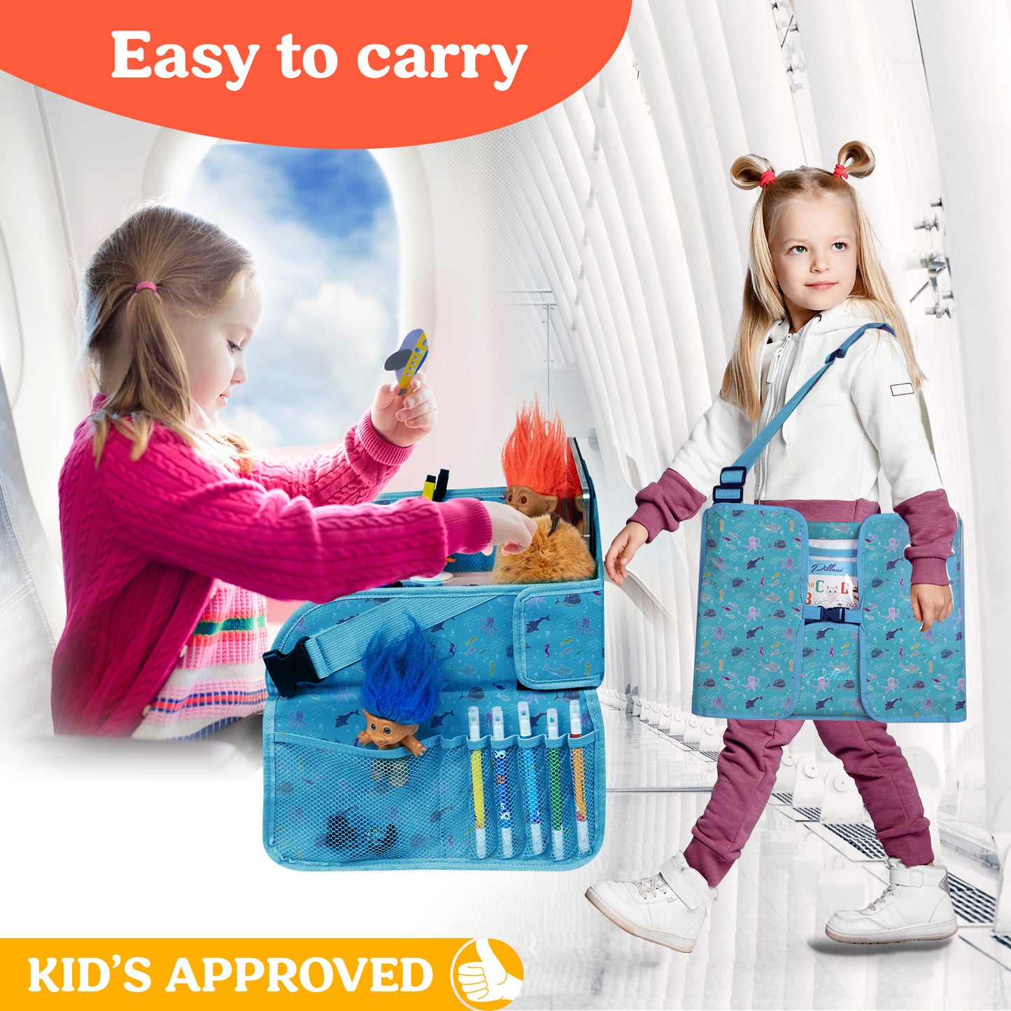 Pillani Kids Travel Tray for Car - Space