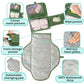 Portable Changing Pad for Baby, Travel Diaper Changing Pad for Newborn - Grey Ocean