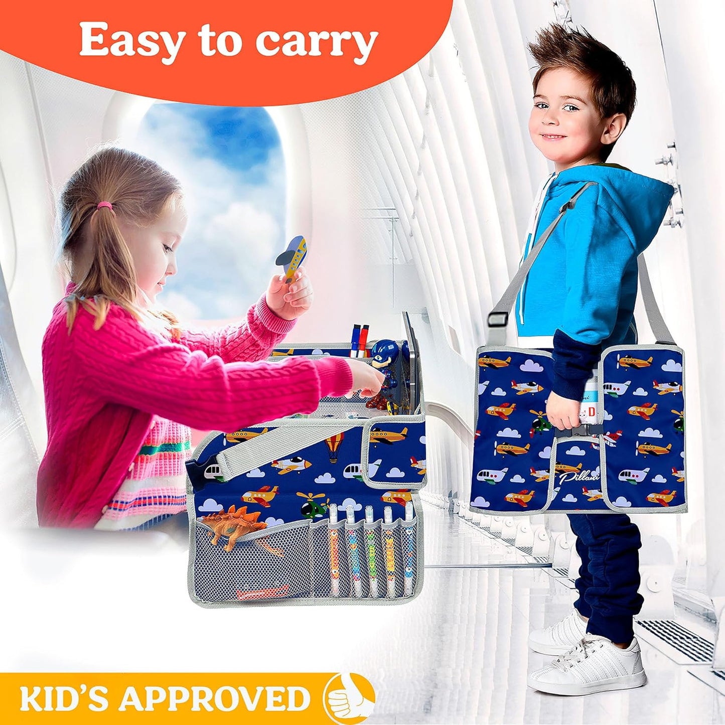 Pillani Kids Travel Tray for Car - Airplane