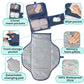Portable Changing Pad for Baby, Travel Diaper Changing Pad for Newborn - Grey Ocean