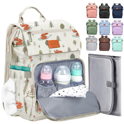 PILLANI Baby Diaper Bag Backpack - Baby Bag for Boys & Girls, Diaper Backpack Baby Registry Search, Newborn Essentials