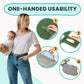 Portable Changing Pad for Baby, Travel Diaper Changing Pad for Newborn - Grey Ocean