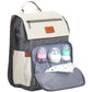 Pillani Baby Diaper Bag Backpack - Light Grey