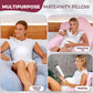 PILLANI Pregnancy Pillows for Sleeping - V C U Shaped Full Body Pillows - Cooling Black