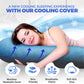 PILLANI Pregnancy Pillows for Sleeping - V C U Shaped Full Body Pillows - Cooling Black