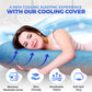 PILLANI Pregnancy Pillows for Sleeping - V C U Shaped Full Body Pillows - Cooling Black