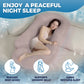 PILLANI Pregnancy Pillows for Sleeping - V C U Shaped Full Body Pillows - Cooling Black