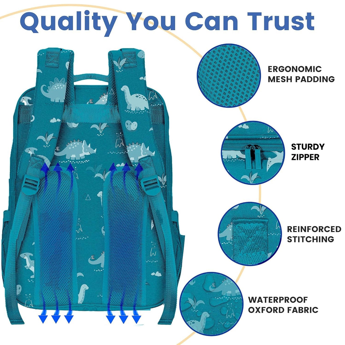 PILLANI Baby Diaper Bag Backpack - Baby Bag for Boys & Girls, Diaper Backpack Baby Registry Search, Newborn Essentials