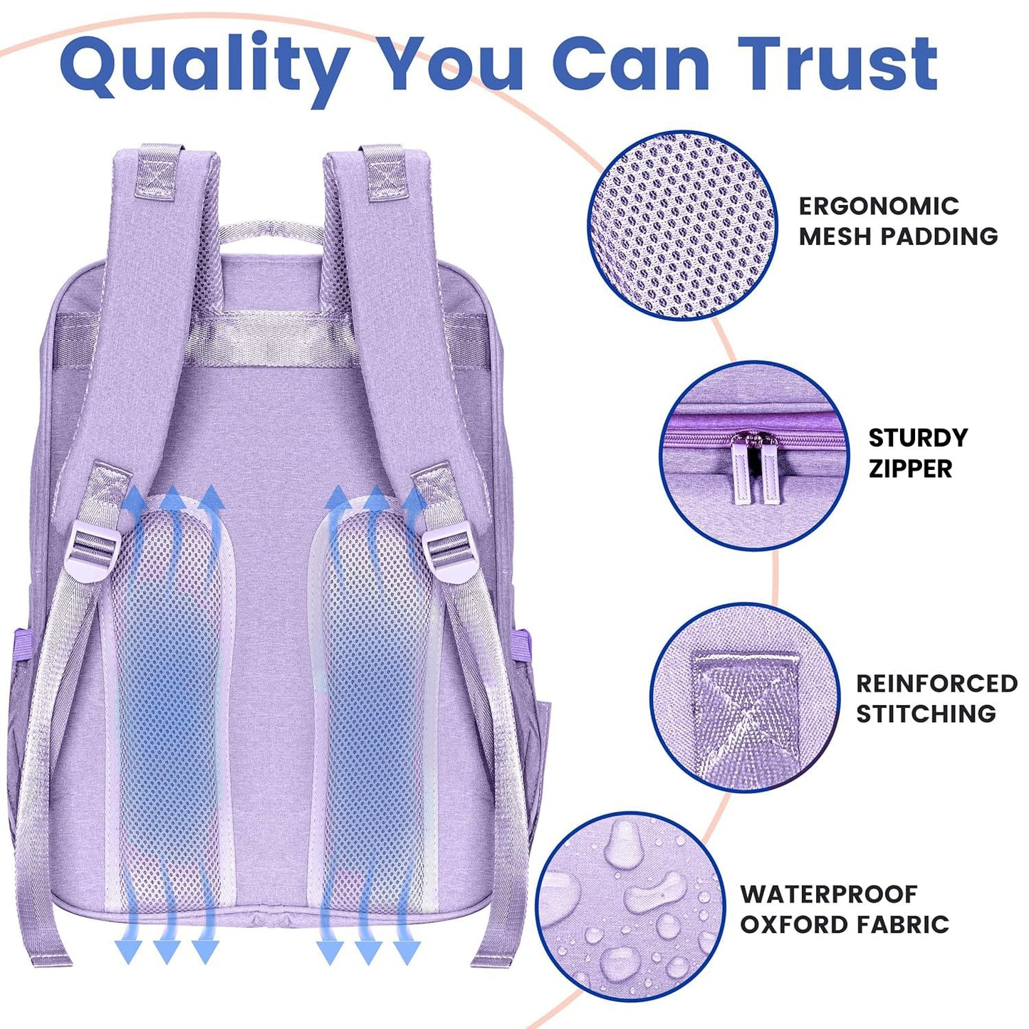 PILLANI Baby Diaper Bag Backpack - Baby Bag for Boys & Girls, Diaper Backpack Baby Registry Search, Newborn Essentials